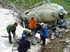 elicottero precipitato vicino al campo